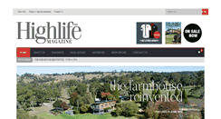Desktop Screenshot of highlifemagazine.com.au